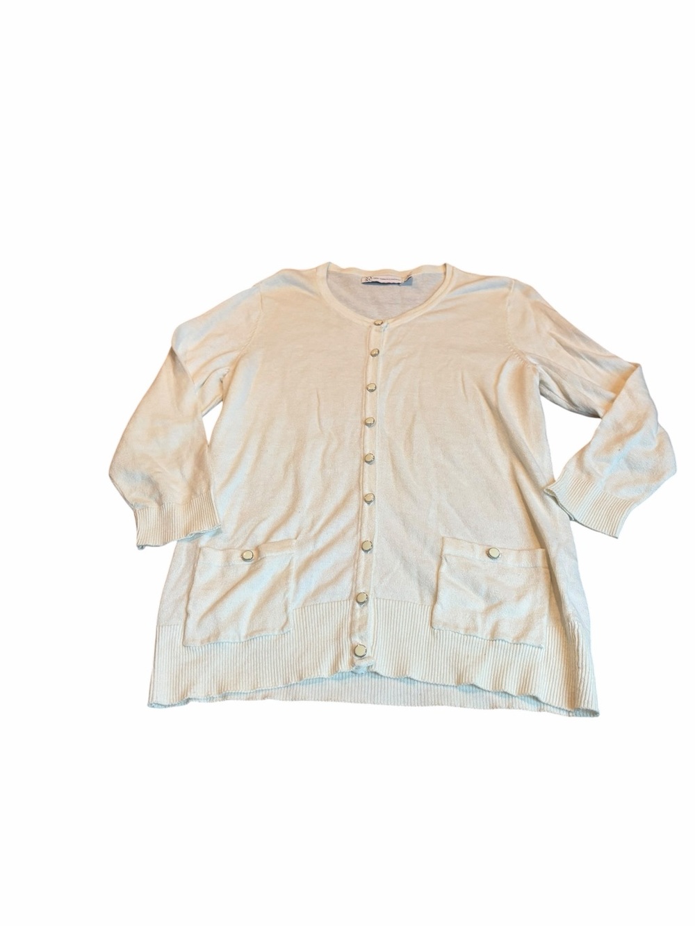 NY&C cream colored cardigan